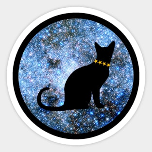 The Cat from Outer Space Sticker